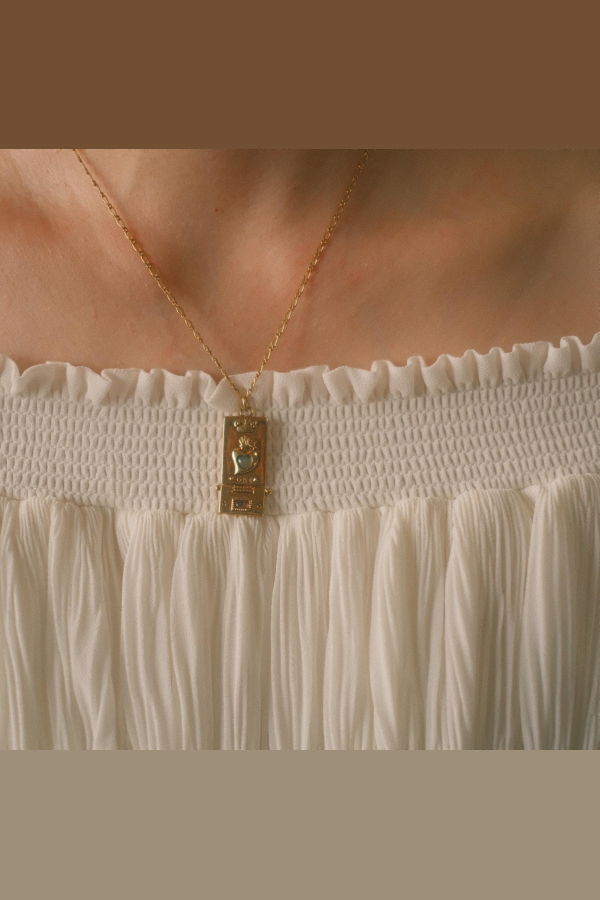 LA2L Love Necklace - Mother of Pearl