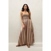 Faithfull The Brand Anniken Maxi Dress - Mustard Stripe - Thumbnail 1