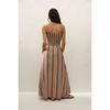 Faithfull The Brand Anniken Maxi Dress - Mustard Stripe - Thumbnail 3