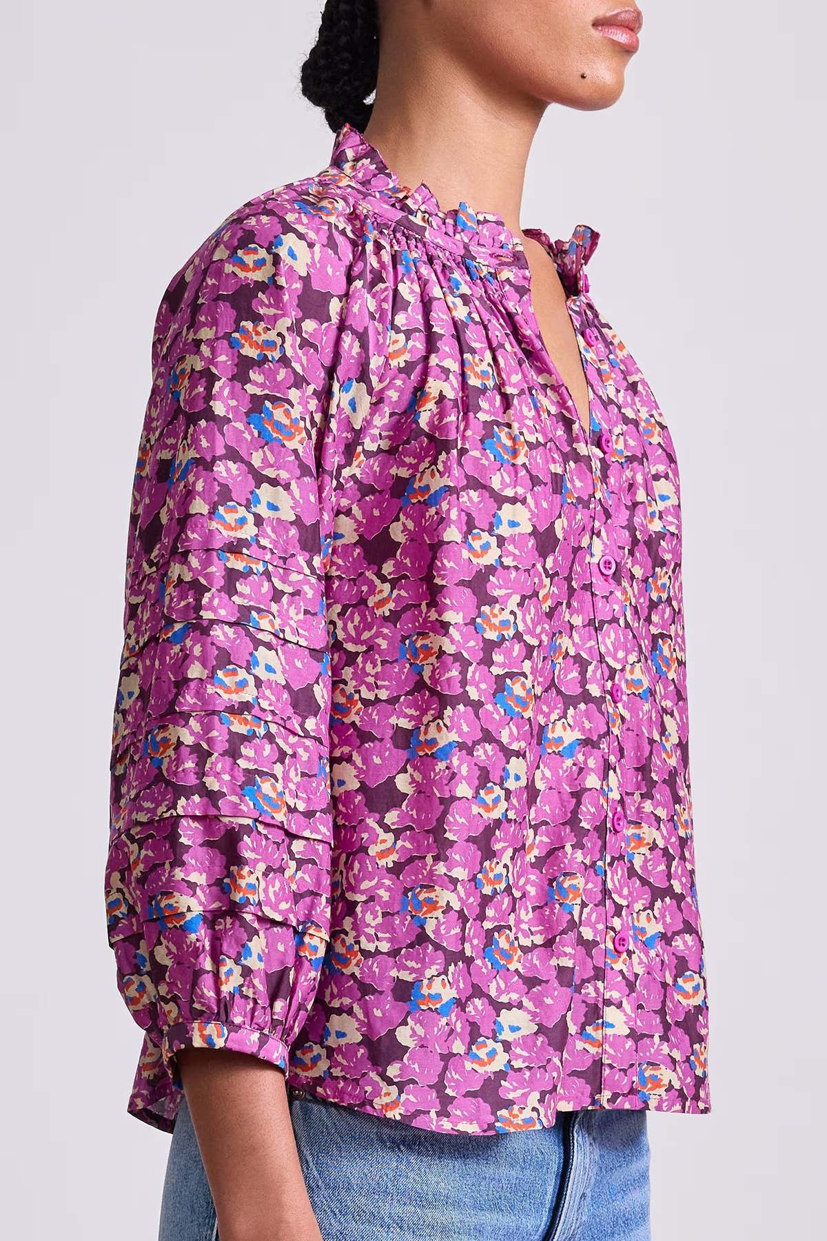 Apiece Apart Trini Top - Florette Peony - Image 3 of 5