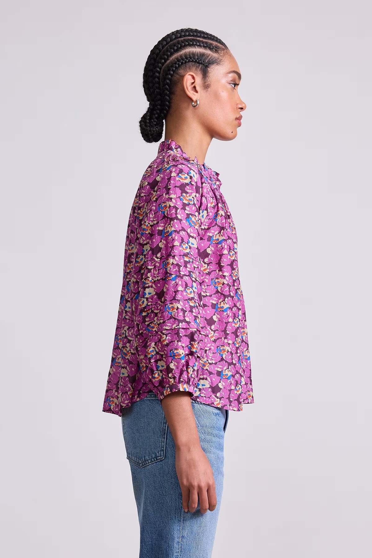 Apiece Apart Trini Top - Florette Peony - Image 4 of 5