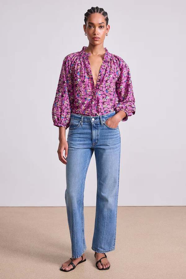 Apiece Apart Trini Top - Florette Peony