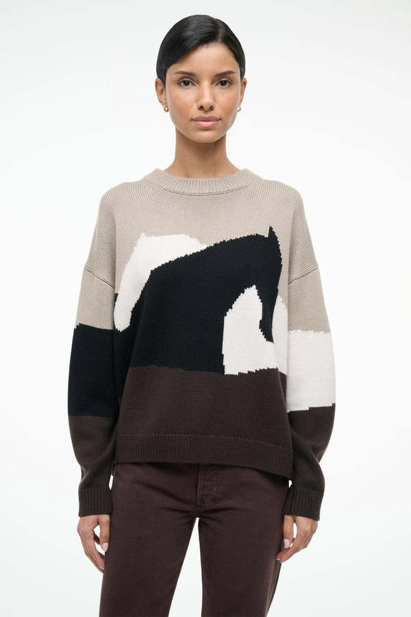 Staud Giada Stable Sweater - Bisque