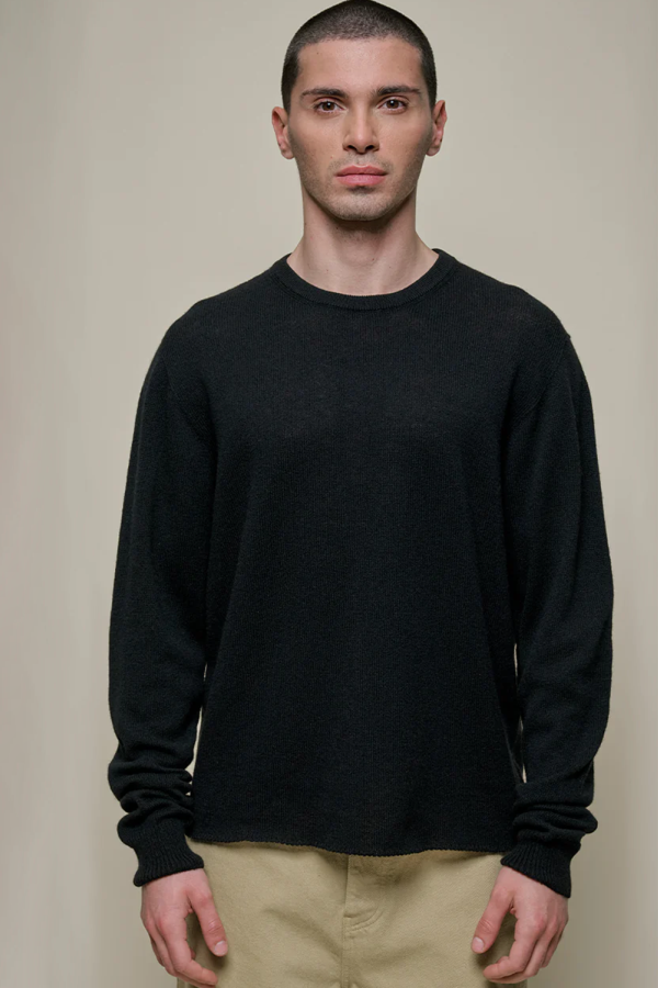 Merz b. Schwanen Lightweight Merino Wool-Cashmere-Silk Sweater