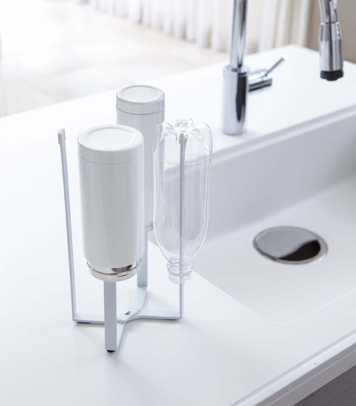 Yamazaki Home Collapsible Bottle Dryer - Steel - Image 3 of 14