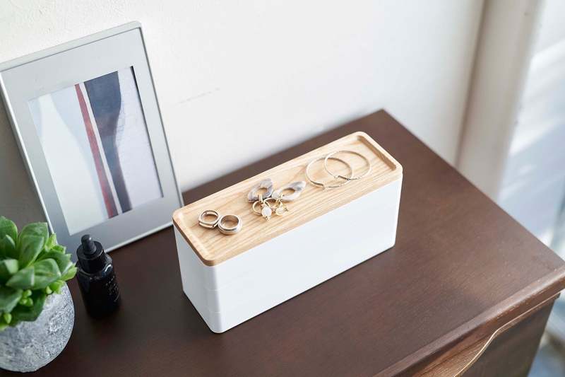 Yamazaki Home Stacking Accessories or Watches Storage Case