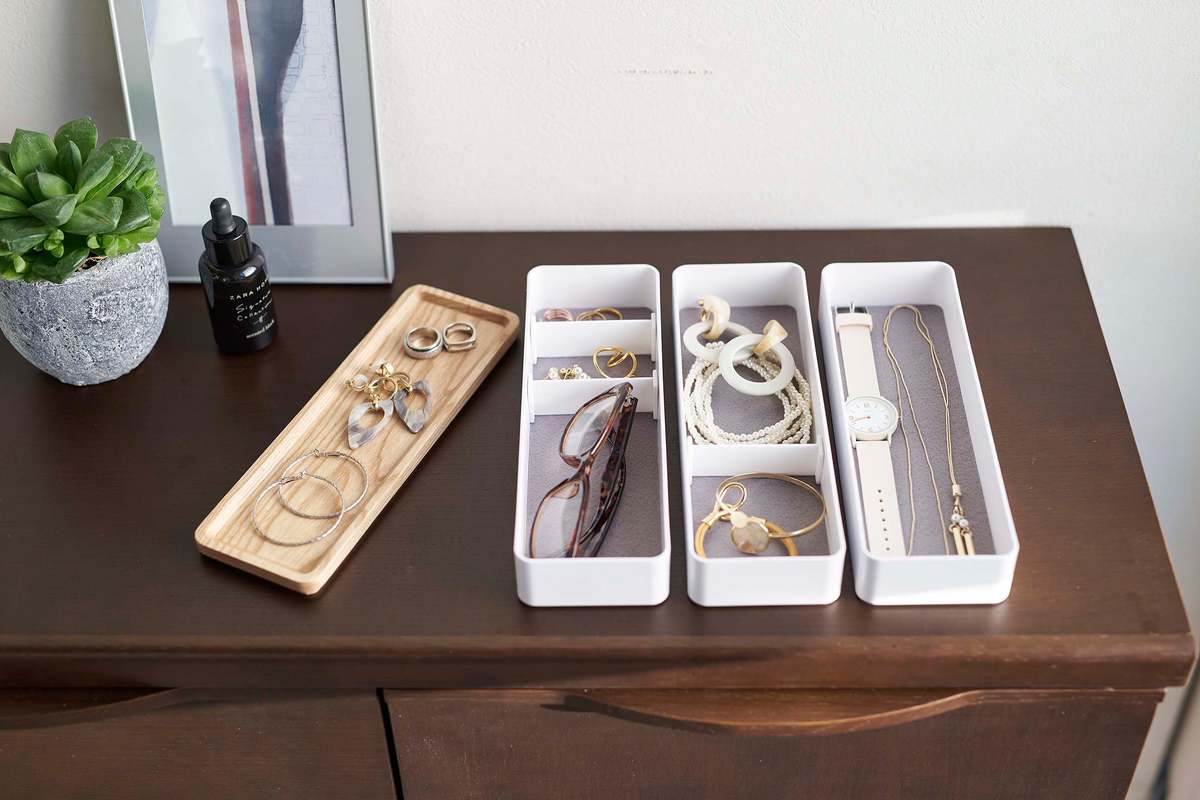 Yamazaki Home Stacking Accessories or Watches Storage Case - Image 5 of 17