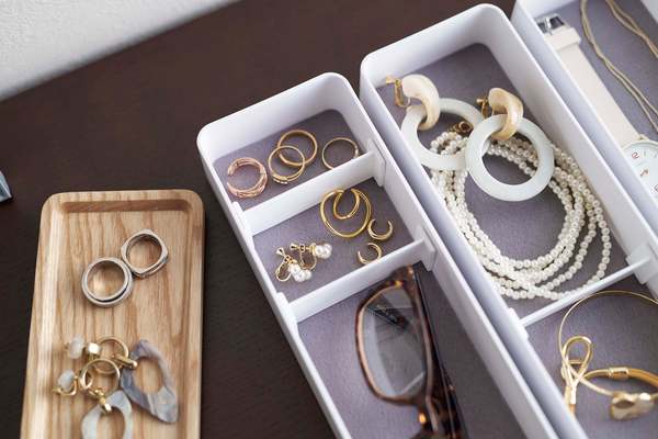 Yamazaki Home Stacking Accessories or Watches Storage Case