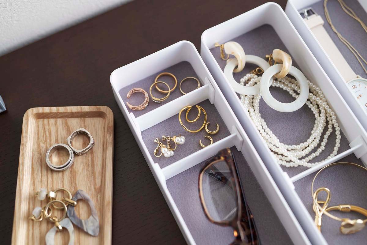 Yamazaki Home Stacking Accessories or Watches Storage Case - Image 7 of 17