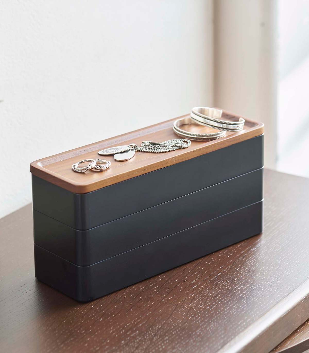 Yamazaki Home Stacking Accessories or Watches Storage Case - Image 9 of 17
