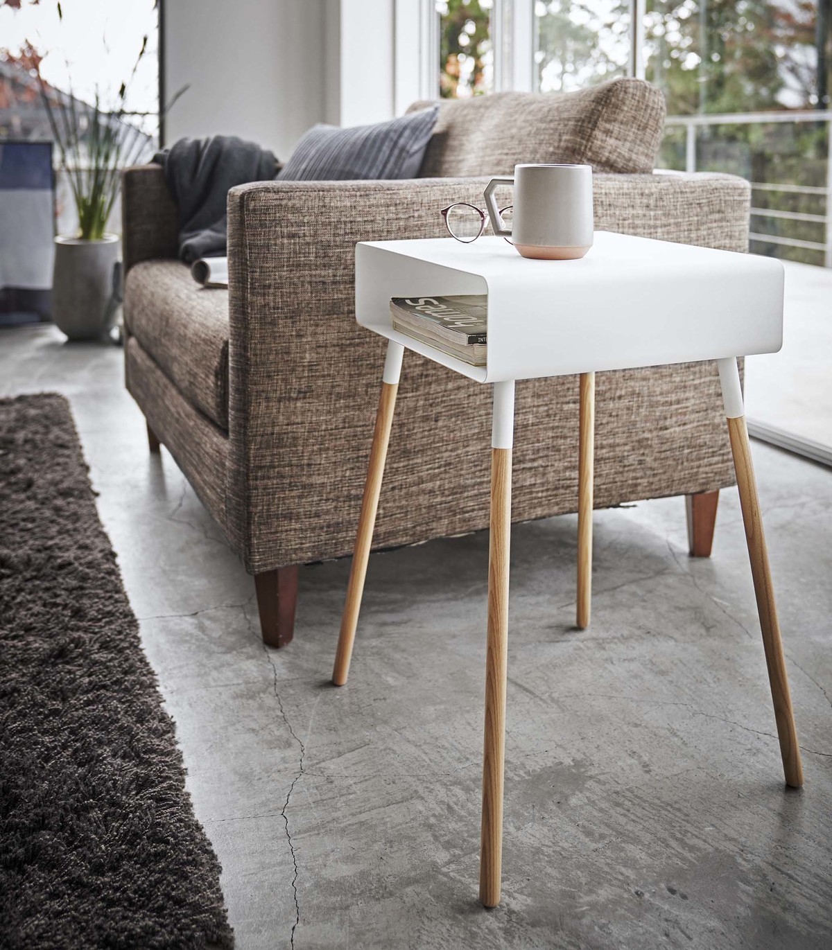 Yamazaki Home Storage End Table - Image 1 of 14