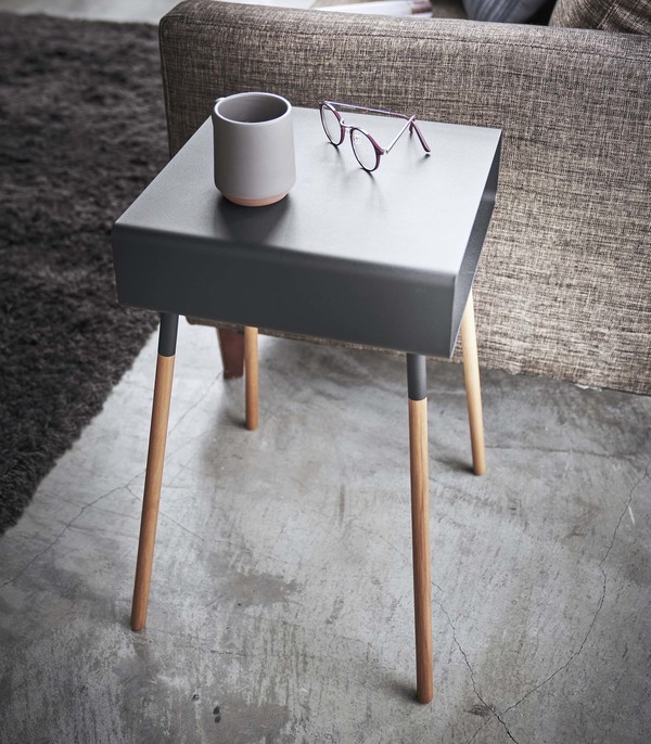 Yamazaki Home Storage End Table