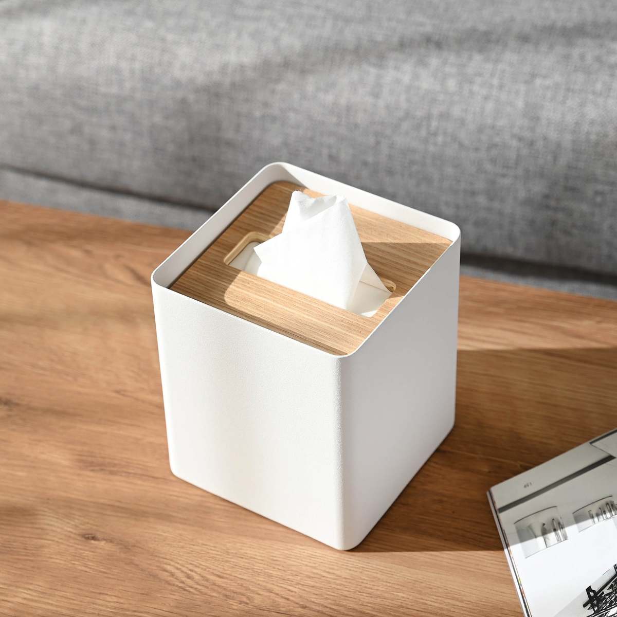 Yamazaki Home Tissue Box Cover - Square - Image 9 of 20