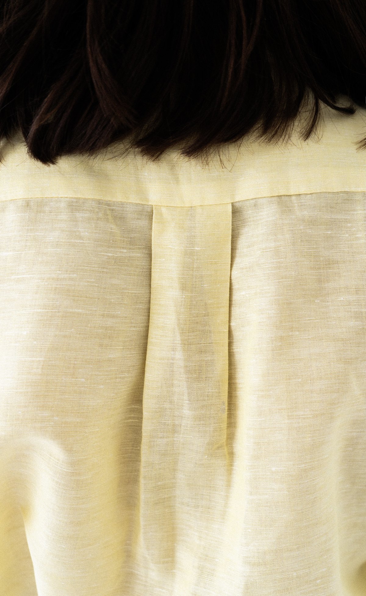 K M by L A N G E Sonyashnyk Linen Shirt - Yellow - Image 9 of 9