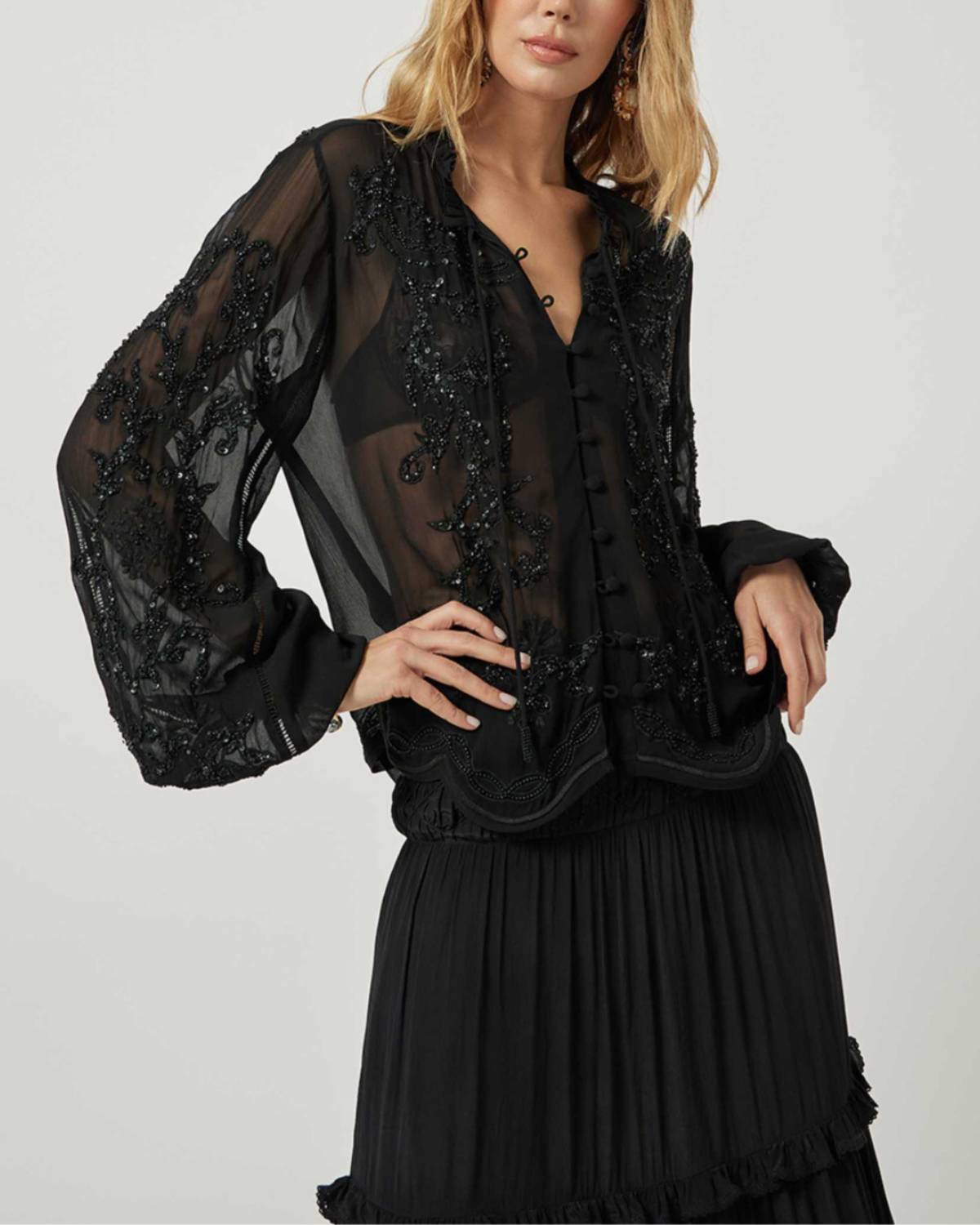 Scarlett Poppies Ultane Top - Onyx Black - Image 1 of 3