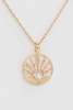 Celine Daoust Moonstone Heart Medal and Chain Necklace - Thumbnail 1