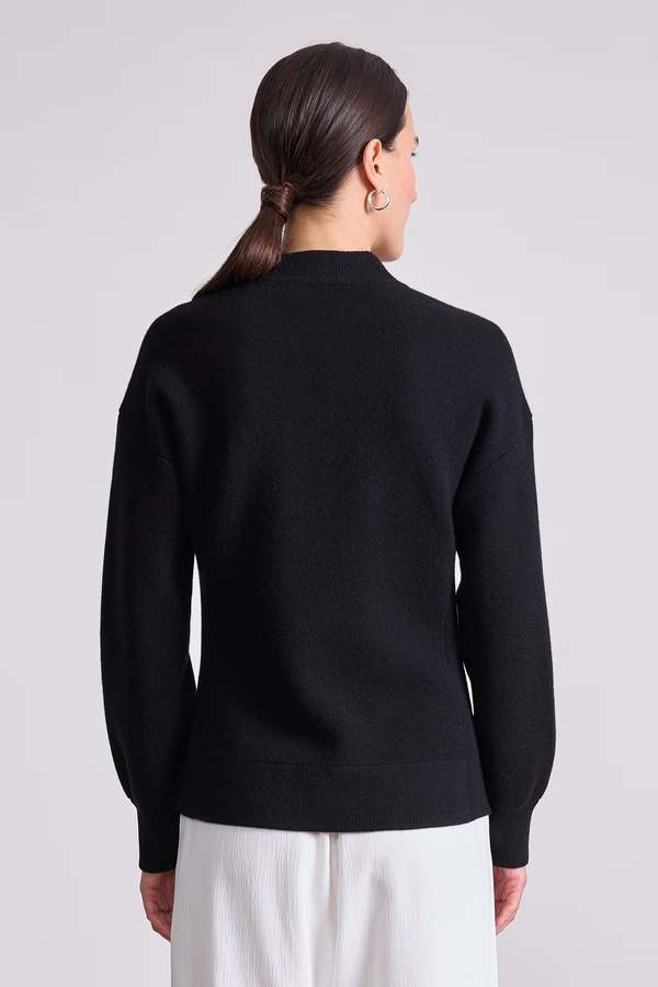 Apiece Apart Salina Cardigan - Black