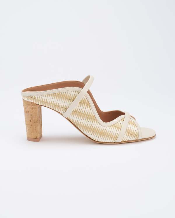 Malone Souliers Norah 70 Heeled Sandals - Cream