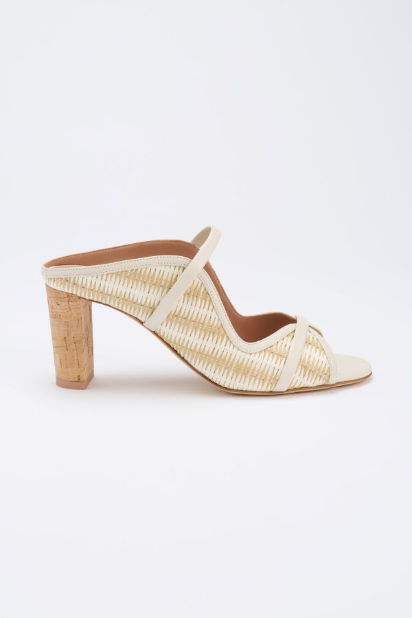 Malone Souliers Norah 70 Heeled Sandals - Cream