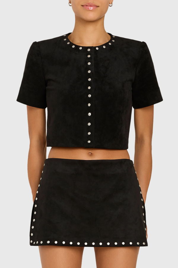 Amanda Uprichard Braswell Top - Black