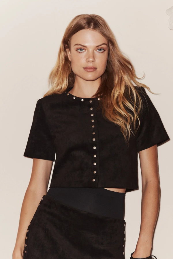 Amanda Uprichard Braswell Top - Black