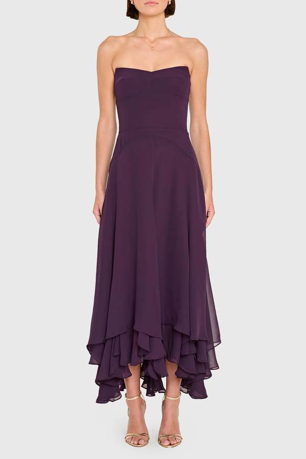 amanda uprichard formal dress Amanda Uprichard Ashton Maxi Dress in Baby Blue main image 0