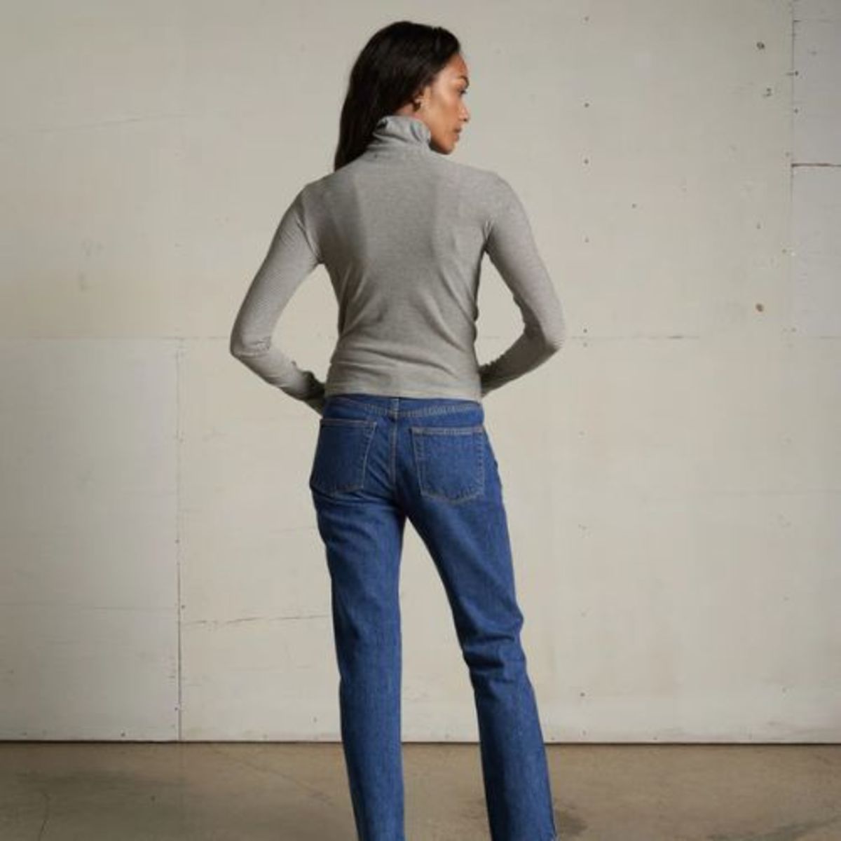 Perfect White Tee Cindy Turtleneck Top - Image 3 of 9