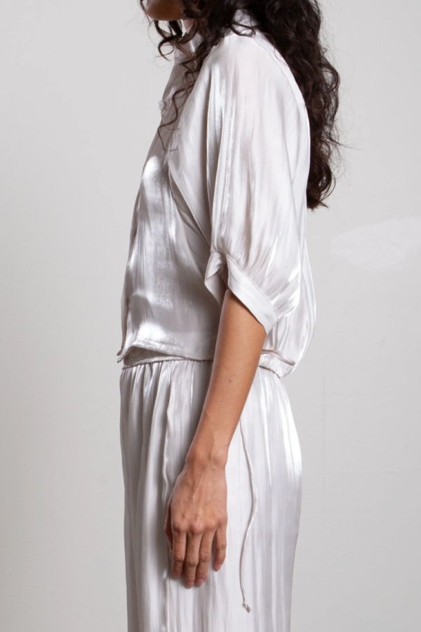 Pharaoh Chloe Shirt in Lustre Shirt - Pearl