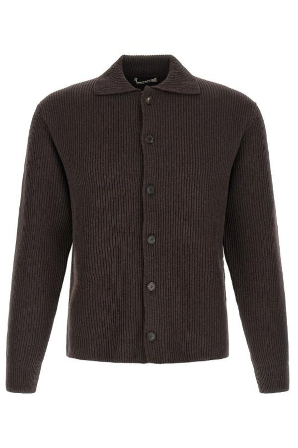 Auralee Top Brown Cardigan - Top Brown