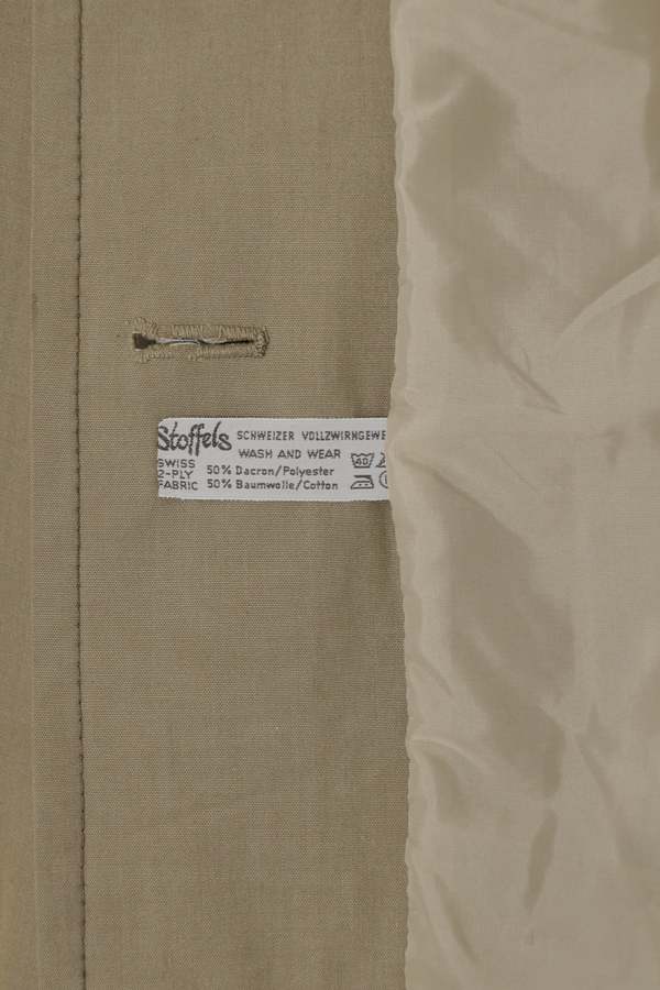 Stoffels (Switzerland) Vintage, 1970s, Stoffels, Swiss 2-Ply Dacron Cotton