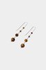 Maslo Jewelry Idole Earrings - Tigers Eye - Thumbnail 2