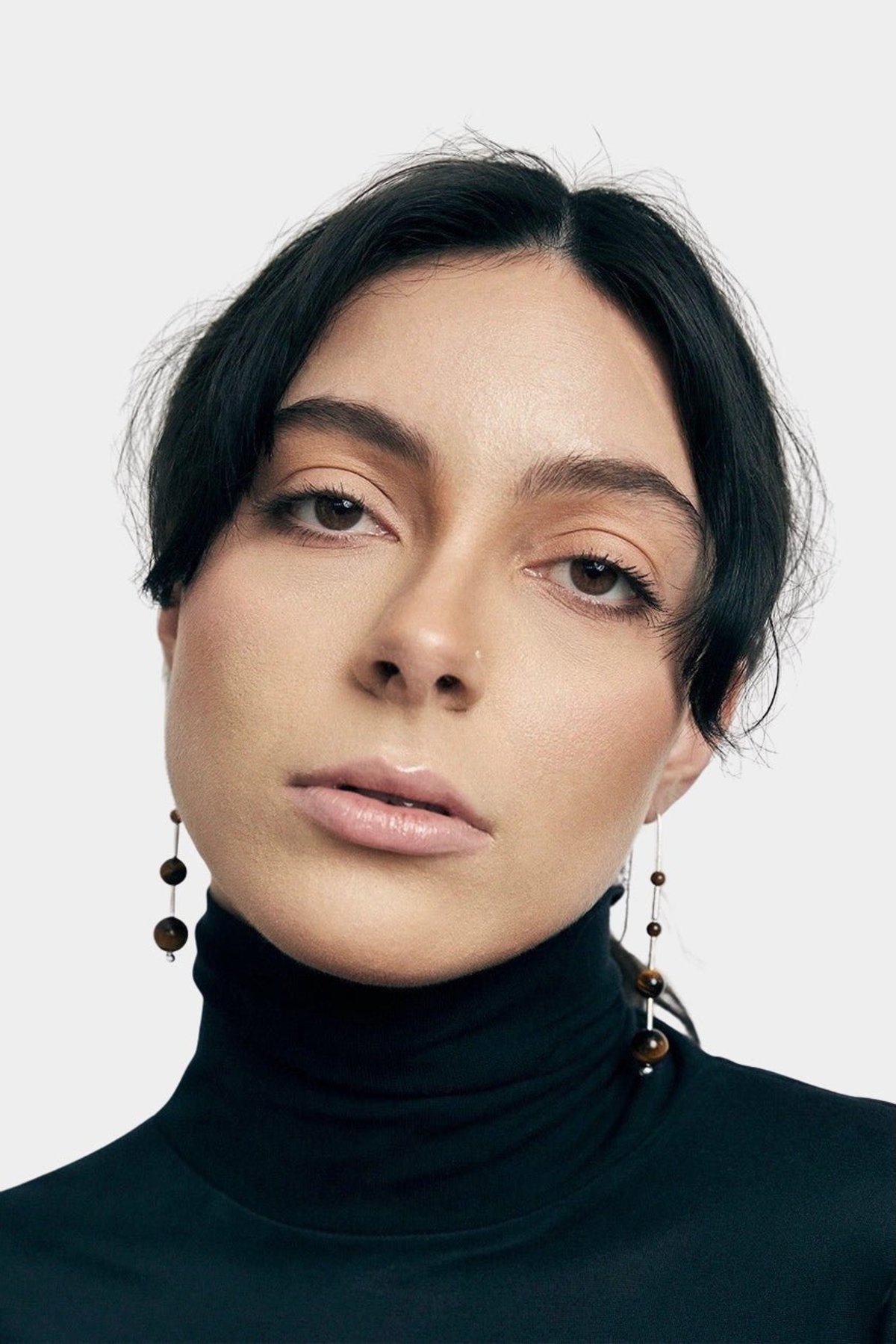 Maslo Jewelry Idole Earrings - Tigers Eye - Image 3 of 3
