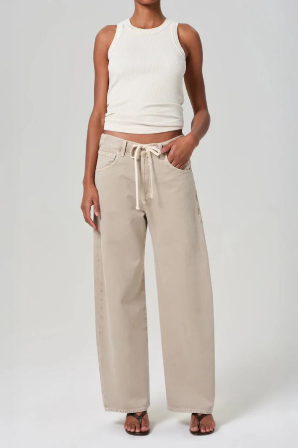 Citizens of Humanity Brynn Drawstring Trouser - Khaki