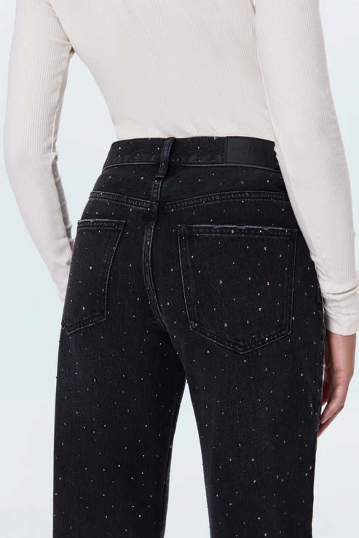 Pistola Lexi Mid Rise Bowed Straight Jeans - Image 7 of 7