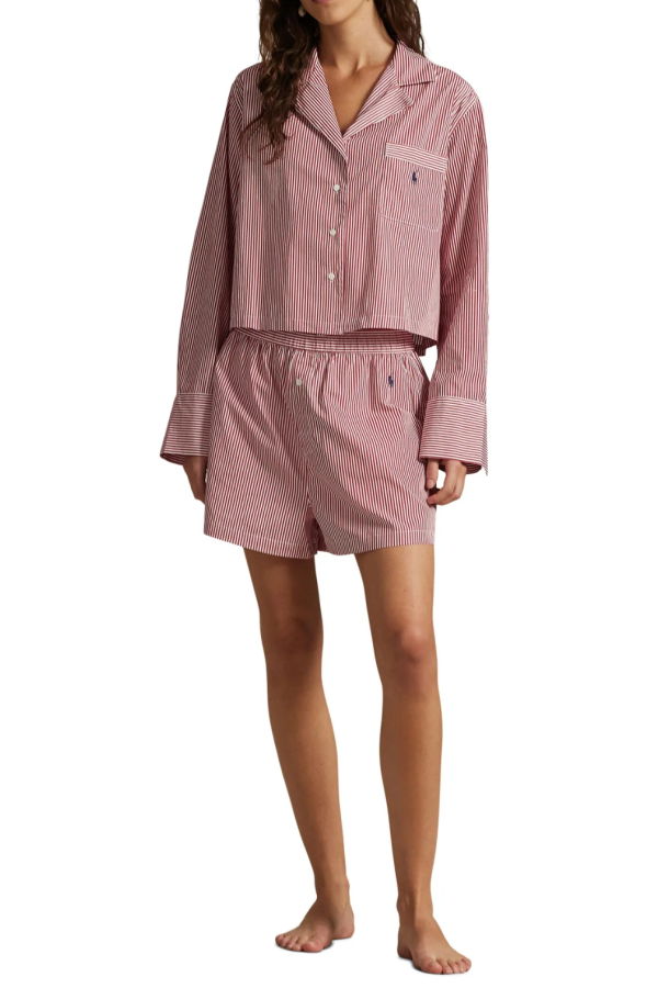 Polo Ralph Lauren Crop Boxer PJ Set Pajama Set