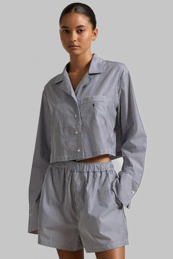 Polo Ralph Lauren Crop Boxer PJ Set Pajama Set