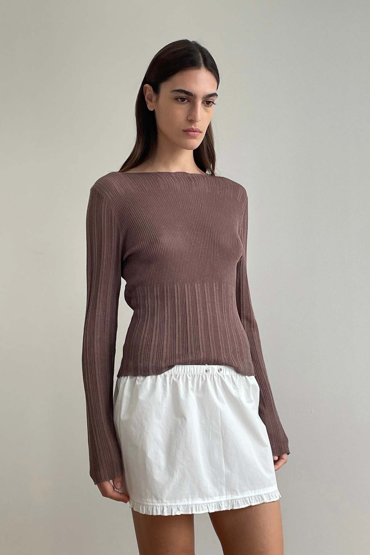 Deiji Studios Open Work Longsleeve Top - Image 1 of 3