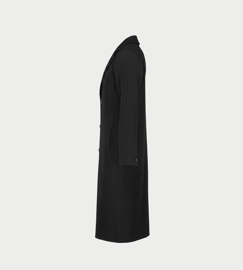 Issey Miyake Tailored Pleats Long Jacket