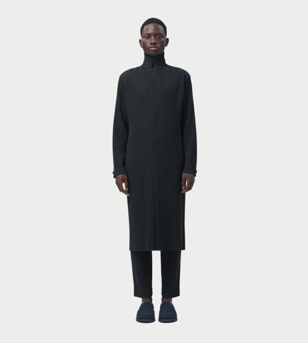 Issey Miyake Tailored Pleats Long Jacket
