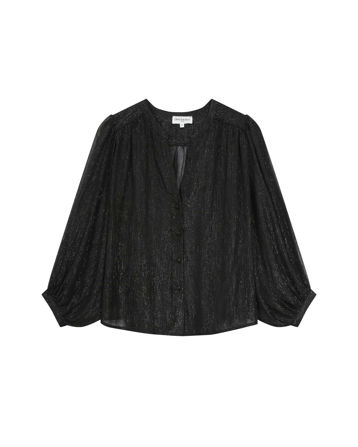 Grace & Mila Tarzy Blouse - Black Metallic - Image 5 of 5