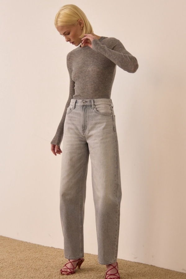 Pistola Wes High Rise Barrel Jean