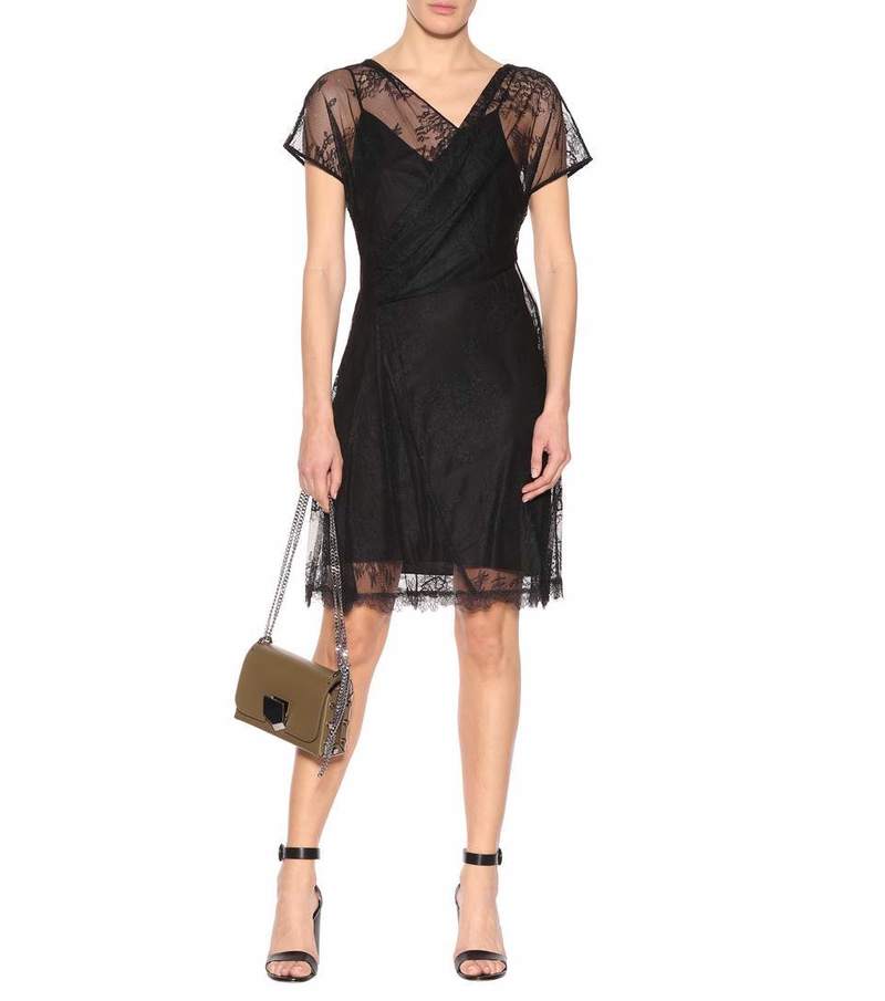 Diane Von Furstenberg Lace Dress Black Garmentory