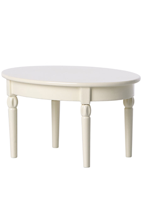 Maileg Mouse Living Miniature Dining Table - White