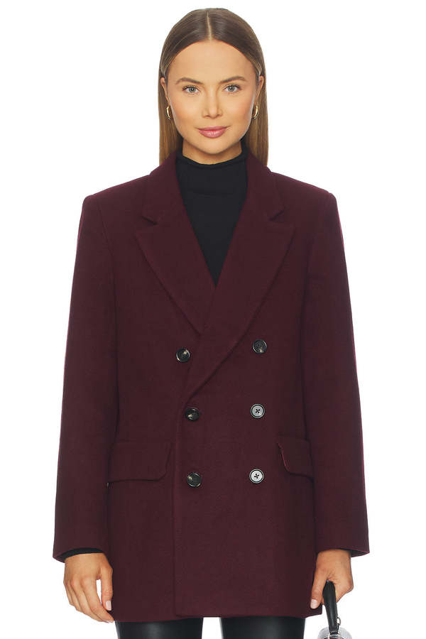 Pistola Emory Short Double Breasted Wool Coat - FINAL SALE main image 1