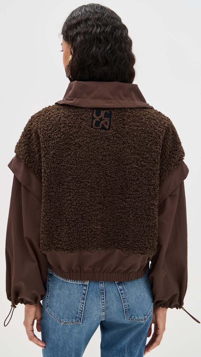 値下げ♡完売　新品　ella shaggy jacquard blouson Ulla Johnson Aidan Teddy Fleece Jacket | Garmentory