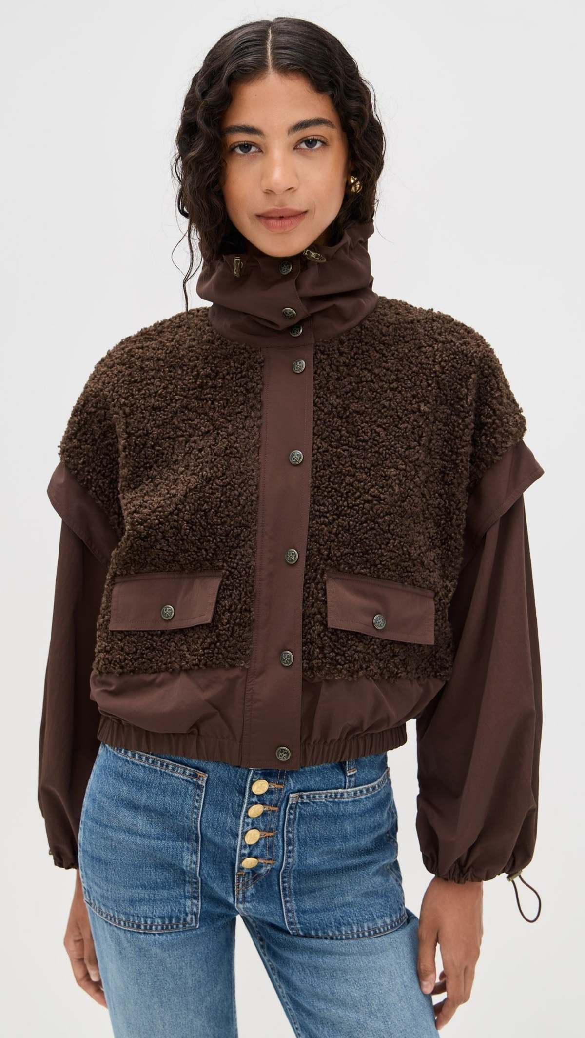 Ulla Johnson Aidan Teddy Fleece Jacket | Garmentory