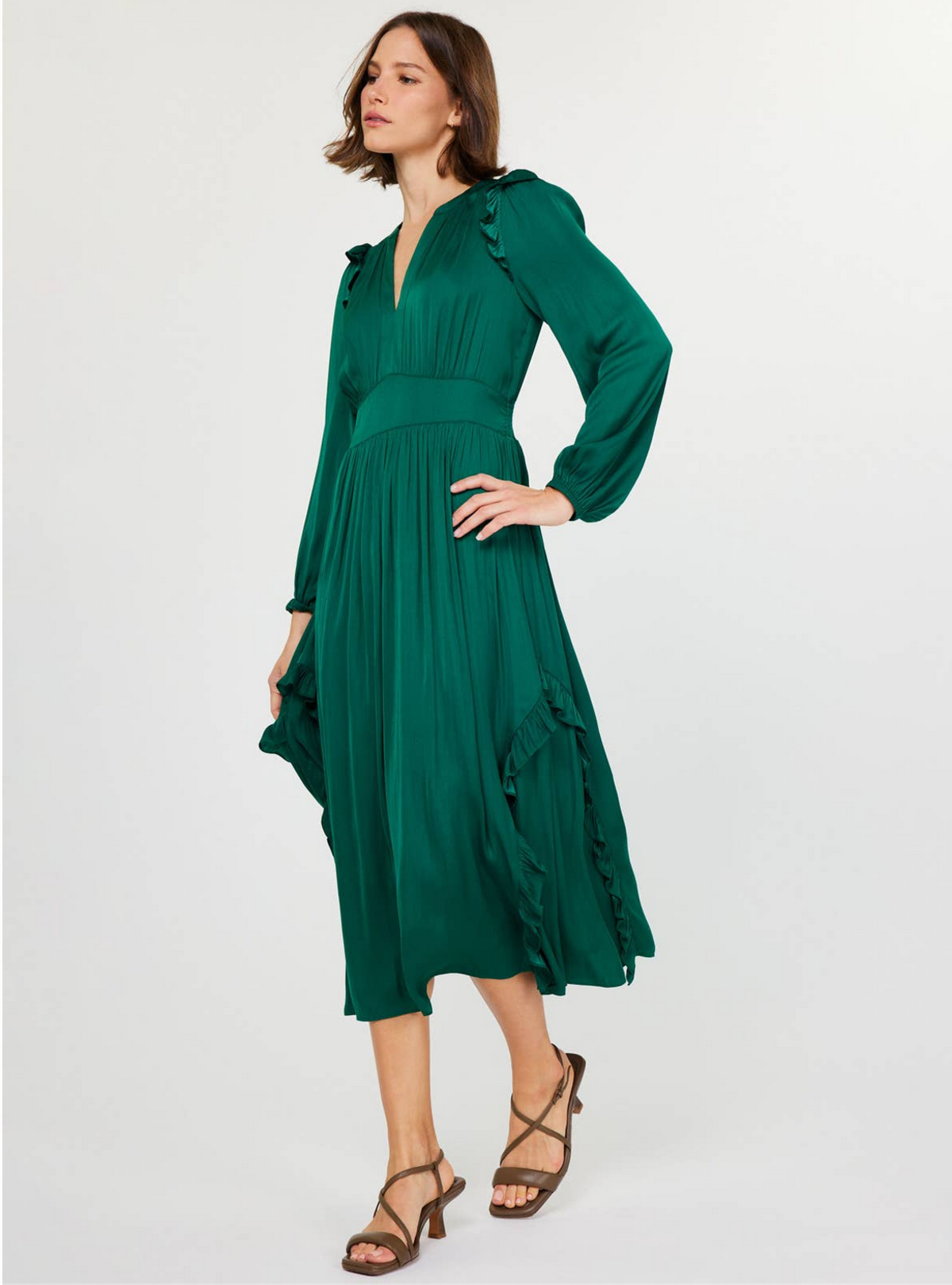 Current Air Ruffle Maxi Dress - Image 2 of 4