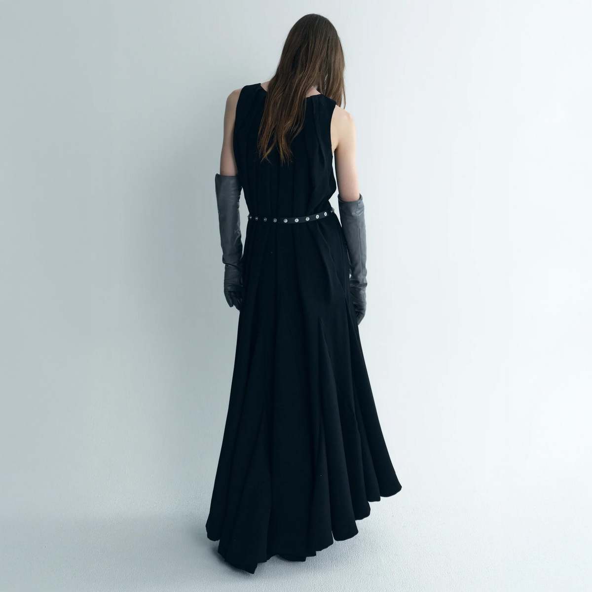 TIME Button Detail Belt - Black - Image 4 of 8