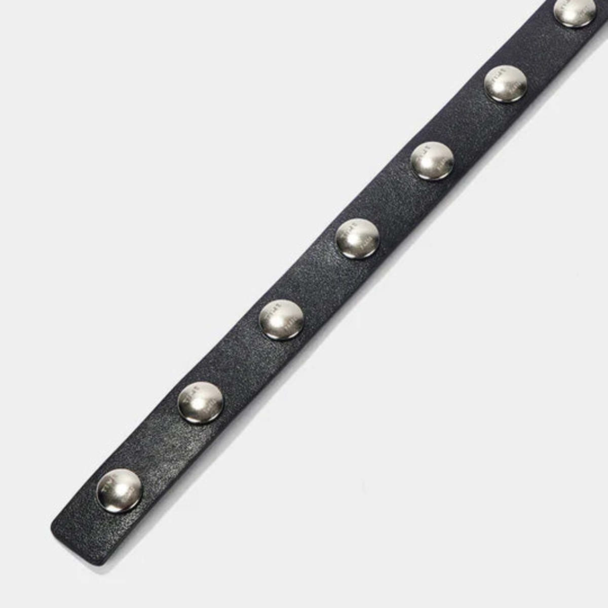 TIME Button Detail Belt - Black - Image 7 of 8
