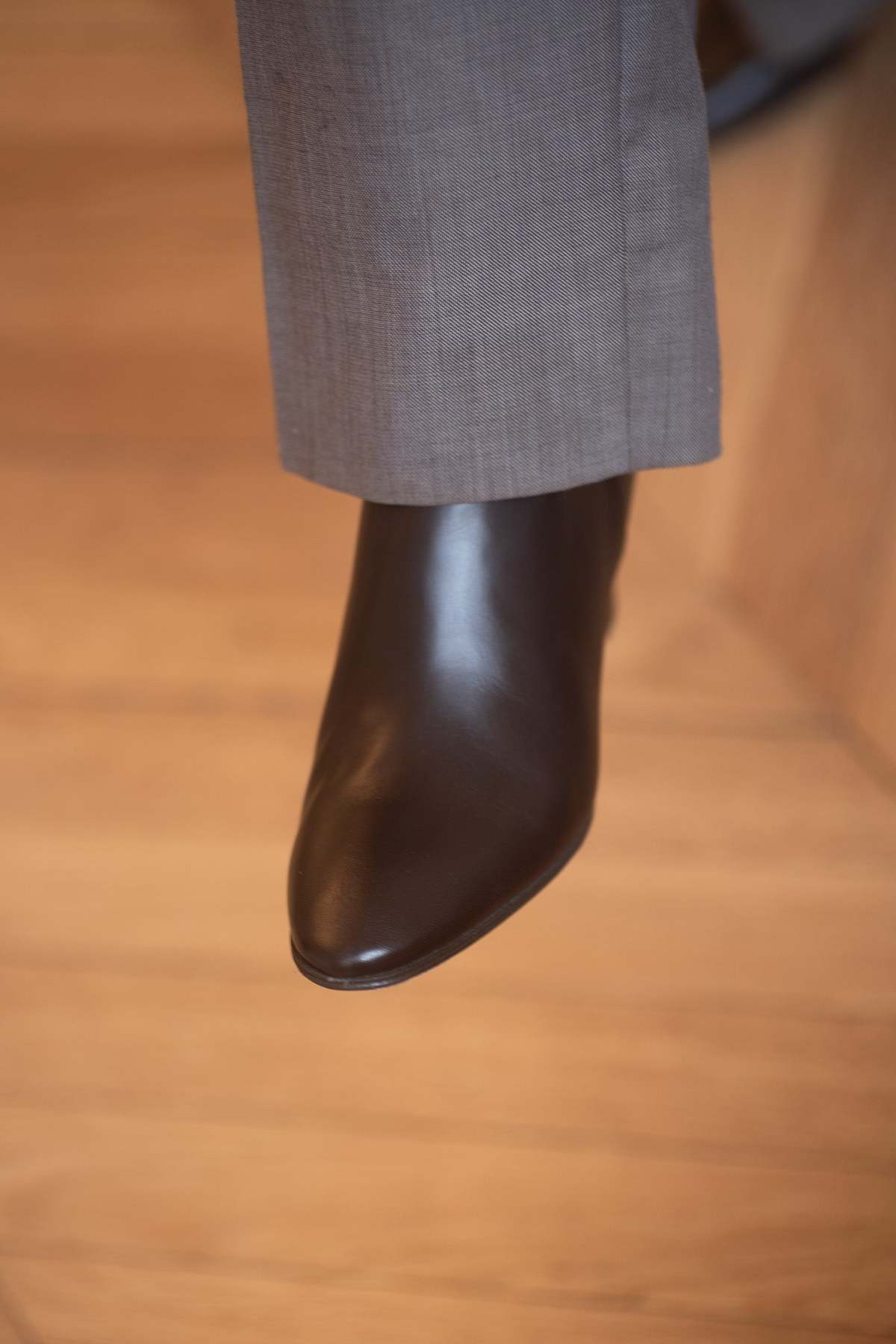 Anne Thomas Anita Boots Nappa Van Dyck - Image 1 of 5